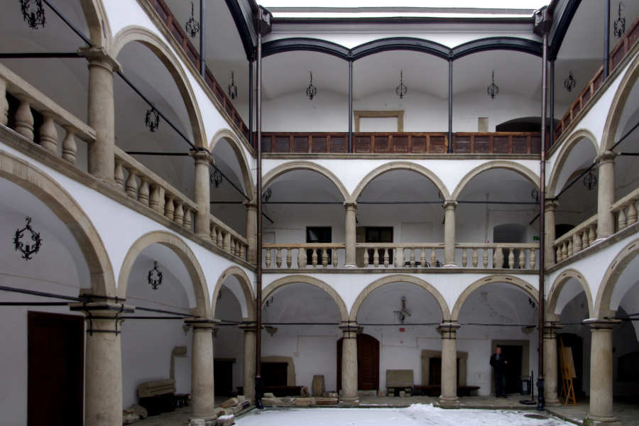 Stary zamek w Żywcu